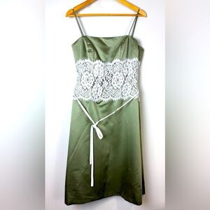 After Six Green Midi Dress